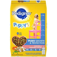 PEDIGREE Puppy Growth & Protection Dry Dog Food Chicken & Vegetable Flavor 16.3 LB