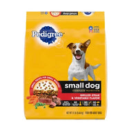 Pedigree Small Dog Grilled Steak and  Vegetable Flavor Dry Dog Food 12 LB