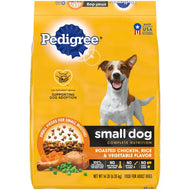 Pedigree Small DogRoasted Chicken, Rice & Vegetable Flavor Dry Dog Food 12lb