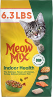 Meow Mix Indoor Health Dry Cat Food, 6.3 Libras