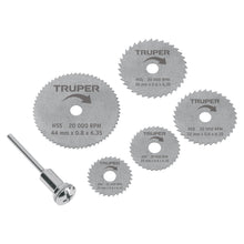 Load image into Gallery viewer, TRUPER JUEGO MINI DISCOS SIERRA 6PCS