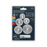 TRUPER JUEGO MINI DISCOS SIERRA 6PCS