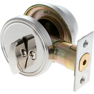 TOLEDO DEAD BOLT LLAVE PESTILLO CROMADA